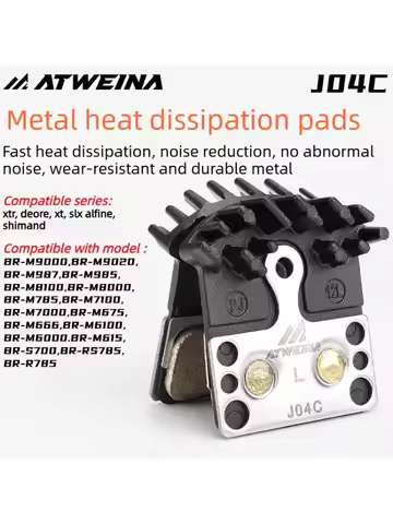 ATWEINA J05A J04C Disc Brake Pads DEORE XT XTR SLX SHIMAND Resin/metal Ice Pad Brake Pad for M785 M6