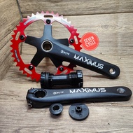 Maximus HT2 BMX bike crankset complete bb 44T