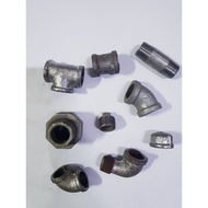 1/2 3/4 1 GI elbow, GI tee, GI elbow 45, GI Street, GI coupling, GI cap, GI plug LD