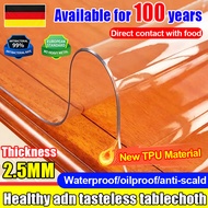 ✨ 500× better than PVC ✨ alas meja plastik tebal transparent pvc table mat waterproof alas meja maka