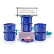 ️Tupperware Royale Bloom/Blue One Touch Topper Junior 600ml ️