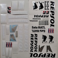HONDA RS150 REPSOL GP (1) BODY STICKER [3D COMPUTER CUT]