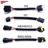 1pcs H7 H4 H11 H8 H9 9005 9006 car headlight Bulb Holder Extension Auto Wire fog light Adapter Socke