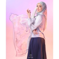 (new Collection] tudung fazura Latest collection-memori Snow cotton voile