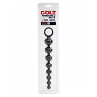 Colt - Power Drill Balls Anal Beads (Black)