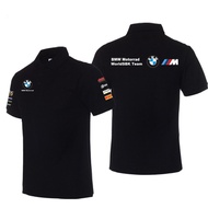 Motogp BMW WSBK Fleet ผู้ชาย ผู้หญิง สไตล์รถจักรยานยนต์ ขี่จักรยาน เสื้อเจอร์ซีย์ ฤดูร้อน ผ้าฝ้ายแท้