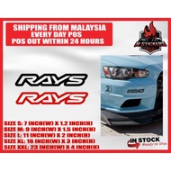 [M STICKERS] RAYS STICKER KERETA  LANCER INSPIRA MYVI AXIA BEZZA VIOS CITY CIVIC HONDA PERODUA NISSA