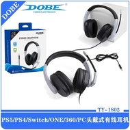 PS5 Wired Headset with Microphone PS4 Headset Switch/ONE/360/PC Universal TY-1802