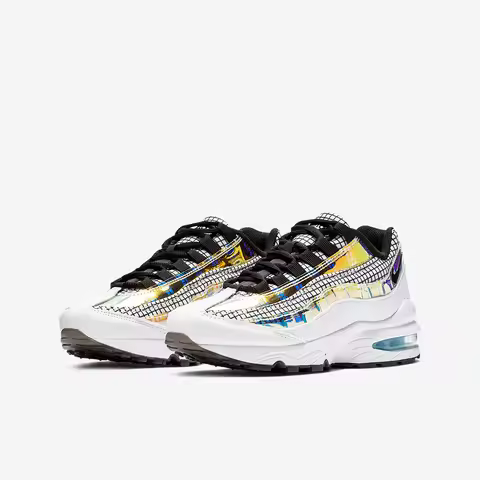 Nike genuine seasonal new AIR MAX 95 LV8 (GS) women's sports shoes BQ7218-100