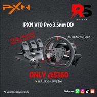 [SG] PXN V10 Pro 3.5nm DD Racing Wheel - SG Ready Stock