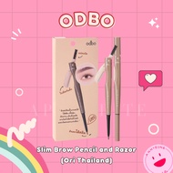 Odbo Slim Brow Pencil and Razor (ORIGINAL THAILAND)