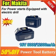 New 18V 6.0Ah/12Ah Rechargeable Battery Replacemen for MAKITA Electric Hand Drill Nail for Gun 10/15