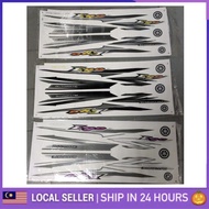 Yamaha EGO First Model Stiker sticker body stripe cover set (4) sticker EGO V1 COVERSET STRIPE HLD T