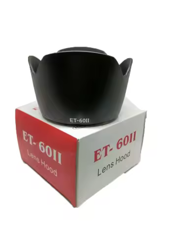 10pcs/lot ET-60II flower shape Petal Buckle camera Lens Hood for C EF 75-300MM F/4-5.6 III EF-S 55-2