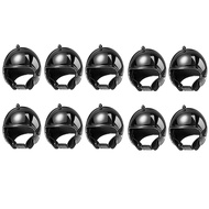 10PCS Pet Chicken Hat Hens Hat Chicken Hat Pet Safety Hat for Chicken Black Easy to Use