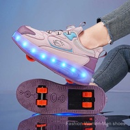 Heelys Four-Wheel Roller Shoes For Girls, Button Sports 2024, Boys' Spring And Autumn New Styl PDPH