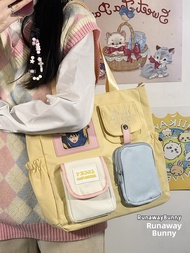 Light & INS Style Teenage School Backpack