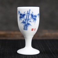 New Product Ceramic Liquor Glass Wine Cup White Wine Glass Shot Glass Small Goblets Single Ceramic L