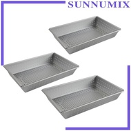 [Sunnimix] Pizza Pan for Oven Nonstick Oven Baking Supplies Quick Release Cookie Sheet 11X7inch