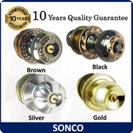 ALEX Tubular Knob Cylindrical Cylinder Door Lock Tombol Pintu Tombol Pintu Bilik Rumah