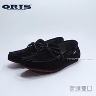 ORIS 一腳登男仕休閒鞋 堅固 耐穿 真皮 休閒 透氣 S7937B01 黑色 【街頭巷口 Street】