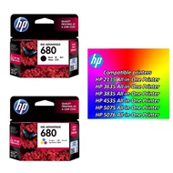 [READY STOCK] [ORIGINAL] HP 680 BLACK  INK / TRI COLOR COLOUR INK CARTRIDGE