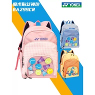 [95% Praise Rate] Real Bag YONEX YONEX YY BA299 Goddess Velcro Cute Backpack Badminton Bag Children
