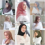 Bella Square / Hijab Quadrilateral Bella Square Plain Pollycotton | JILBAB SEGIEMPAT BELLA SQUARE / 