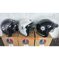Limited Stock SGV STAR Helmet with Glasses Cermin Mata 1unit