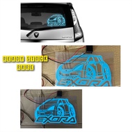Exora sticker proton Exora lamp biru