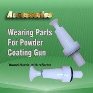 2pcs Spray Nozzle | Round Jet Nozzle | Powder Coating Gun and Machine Accessories