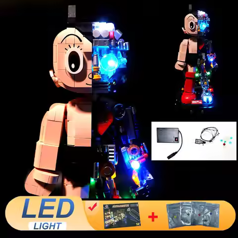 LED Light Kit For LEGO 86203 Astro Boy Mechanical Clear Ver Ideas DIY Gift (Not Include Building Blo