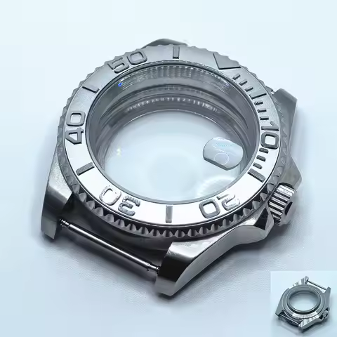 40mm Case NH35 Cases Fit ETA2836 NH35/36 Mingzhu DG2813/5833 Miyota 8215/8205 Auto Movement Back Tra