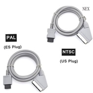 NEX for NTSC PAL Game Console 1 8m 70 87in  Scart Video TV AV Cable Cord