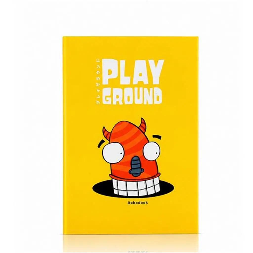 PG1-สมุดปกอ่อนมุงหลังคา A5 :  Play Ground-1B A5 Notebook (PG1B-NB-A5) W14.8xH21 cm.Ruled-70g30s