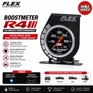TURBO BOOST FLEX BOOST METER 60 PSIR4 FREE LIGHTS AND BRACKET