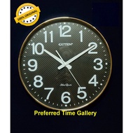 (Clock) 100% ORIGINAL Guten Wall Clock W031-2 Rose Gold Case,Number Dial