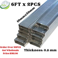 6’ (6Kaki) X 2 PCS Furring Channel / C Channel (Ceiling)/ Besi Siling Gantung / Besi Ceiling Gantung