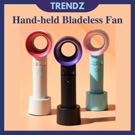 Handheld Bladeless Fan Mini USB Rechargeable Small Fan Mini Fan Portable Leafless Fan Camping Travel Kipas Kecil Tanpa Bilah