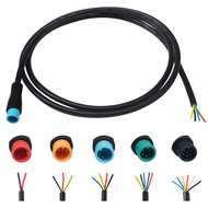 Extension Cable 2Pin/3Pin/4Pin/5Pin/6Pin Waterproof Plug with A Single Connector DIY Ebike Line for 
