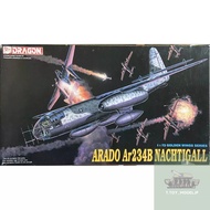 Dragon 1/72 Arado Ar234B Nachtigall World War Fighter Aircraft Model Bomber Assembled