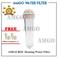 AMGO Housing Filter ROC Housing Water Filter (FREE Nut X 2) Water Filter Housing Pre Filter Indoor F