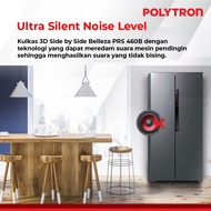 Polytron New Belleza Inverter Kulkas 2 Pintu Side By Side Prs 460B