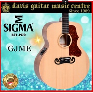 Sigma Electric Acoustic Guitar GJME Solid Sitka Spruce Top with Preamp
