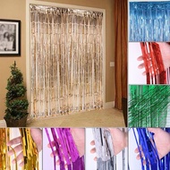 BEST_[besty_mart3] Foil Backdrop Size 2x2M Foil Curtain/ Size 2x2 Party Supplies/ - GLOSSY LIGHT PIN