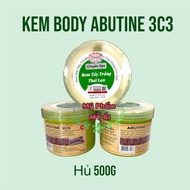 Abutine 3C3 body whitening cream, Abutin body cream, 500g jar