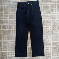 ECKO JEANS Regular Fit Black Denim Pria