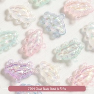 PER BAG Pastel Acrylic Beads Mix Shiny DIY Crafting Materials