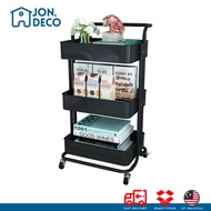 storage rack JON. 3 Tier Trolley Cart Similar to IKEA RASKOG Kitchen Cart Organizer Storage Rak Dapu