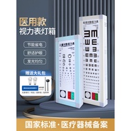Kotak cahaya carta penglihatan, piawaian antarabangsa, perubatan, tadika, sekolah, carta ujian pengl